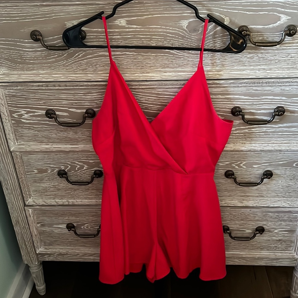 Red romper
